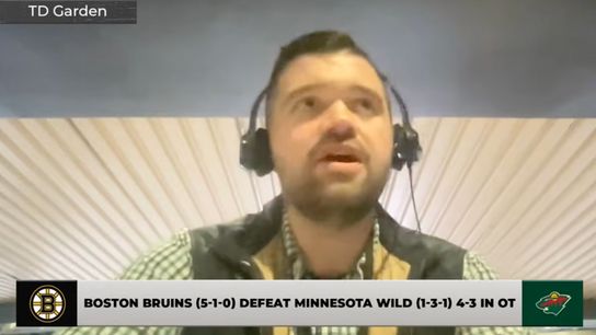 Video: Conor Ryan reacts to Bruins’ OT win over Wild taken At TD Garden (Bruins)